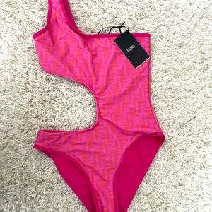 Fendi one piece bathing suit